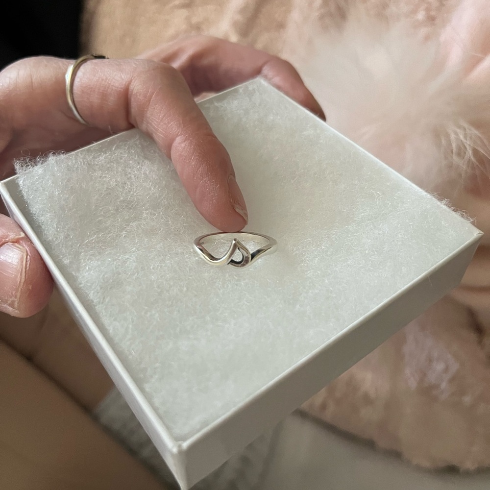 James Avery Silver Script Initial Ring (S) - image 2